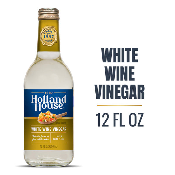 Holland House White Wine Vinegar, 12 FL oz