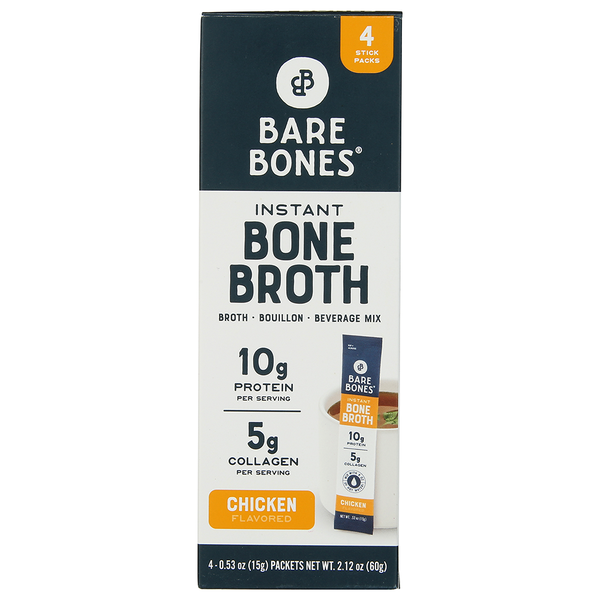 Bare Bones Instant Chicken Bone Broth Sticks