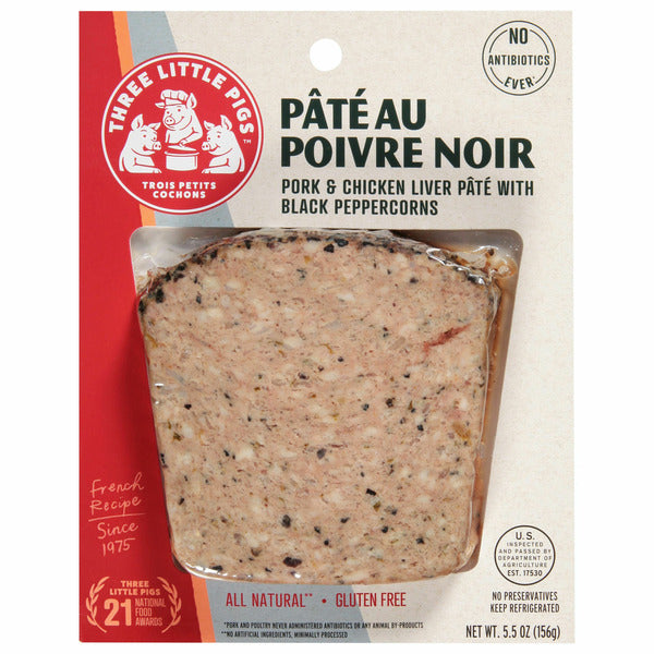 Three Little Pigs Pâté au Poivre Noir