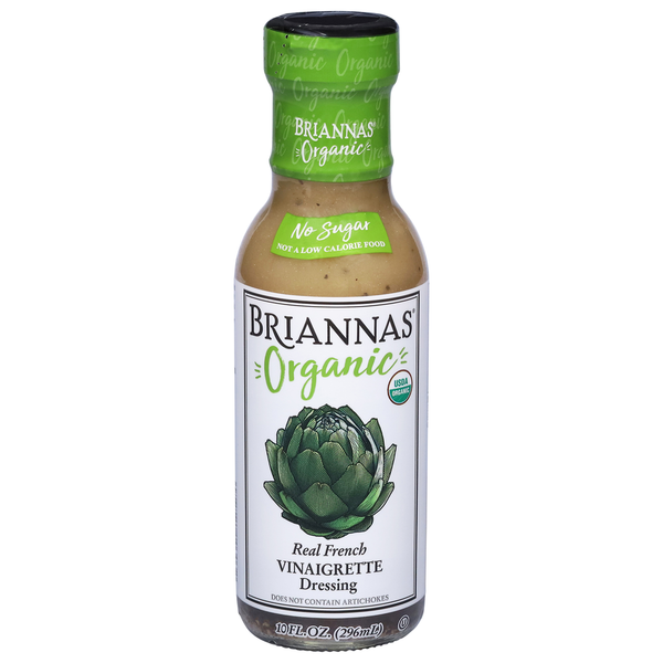 BRIANNAS Organic Real French Vinaigrette Dressing