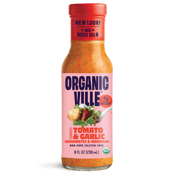 Organicville Sundried Tomato & Garlic Vinaigrette & Marinade