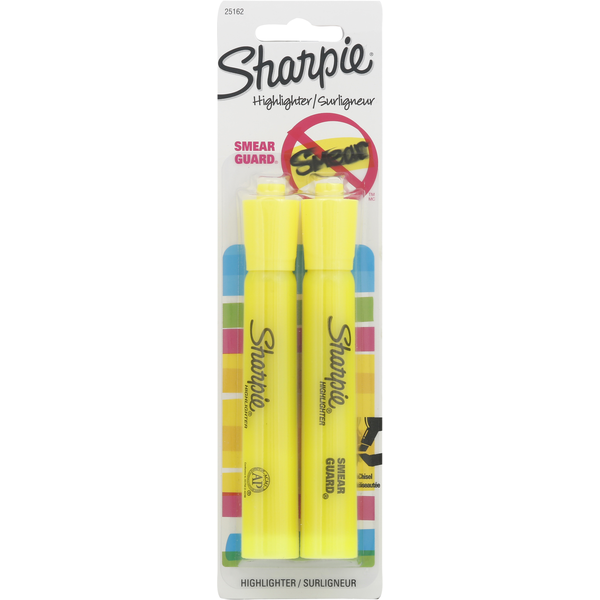 Sharpie Highlighter, Smear Guard