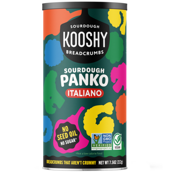 Kooshy Sourdough Panko Bread Crumbs, Italiano Seasoned