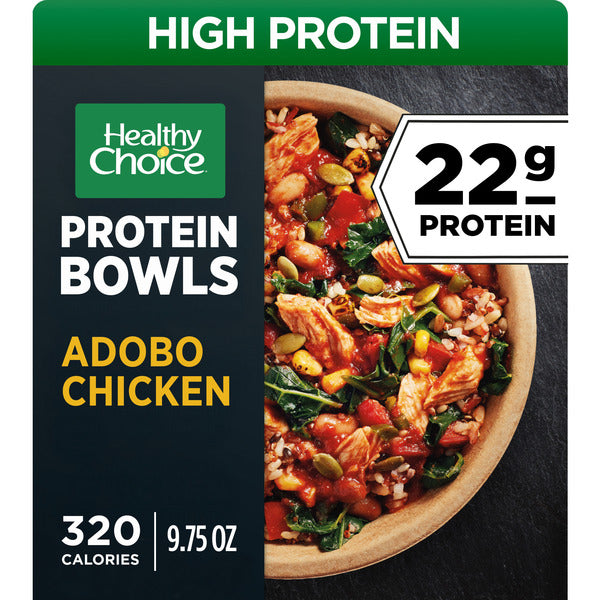 Healthy Choice Protein Bowls Adobo Chicken, High-Protein Frozen Meal
