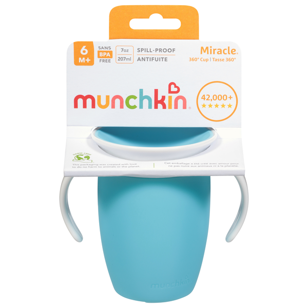 Munchkin 7 oz Miracle 6 m+ 360 Degree Cup