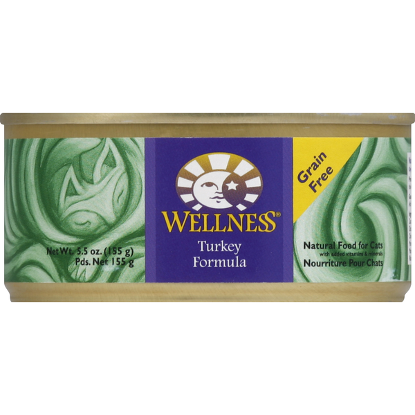 Wellness Natural Food For Cats, Turkey Formula