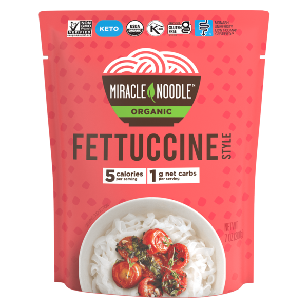 Miracle Noodle Fettuccine Style, Organic, Ready-to-eat Noodle