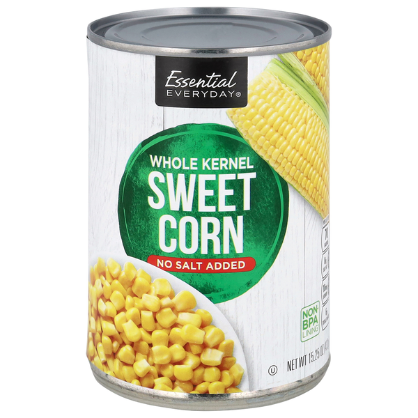 Essential Everyday No Salt Added Whole Kernel Sweet Corn