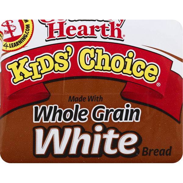 Country Hearth Bread, White, Whole Grain