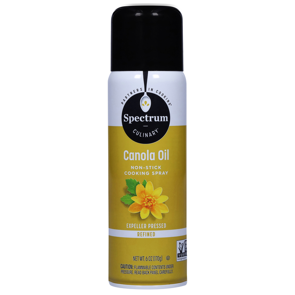 Spectrum Cooking Spray, Non-Stick, Canola Oil