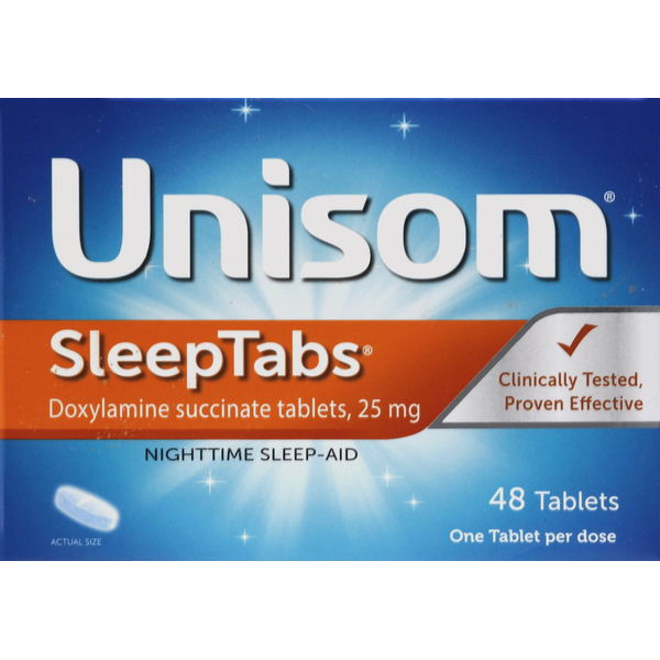 Unisom Nighttime Sleep-Aid, 25 mg, Tablets