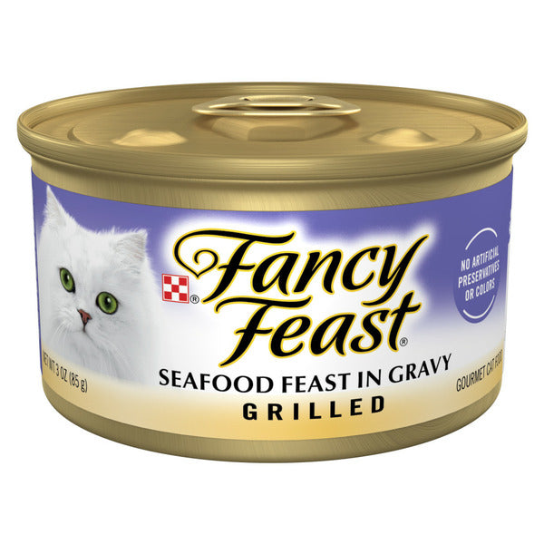 Purina Fancy Feast Seafood Feast in Gravy - Grilled