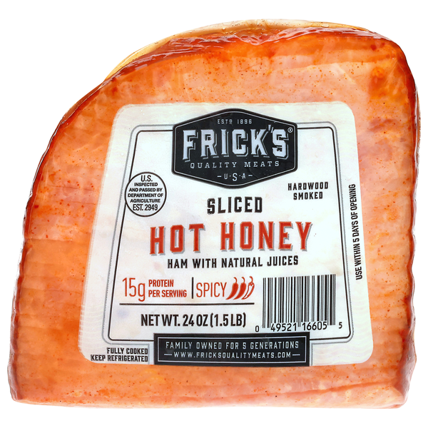 Frick's Hardwood Smoked Sliced Spicy Hot Honey Ham