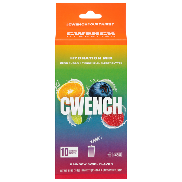 Cwench Rainbow Swirl Flavor Hydration Mix