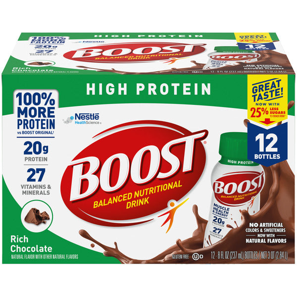 BOOST High Protein Rich Chocolate Nutritional Drink