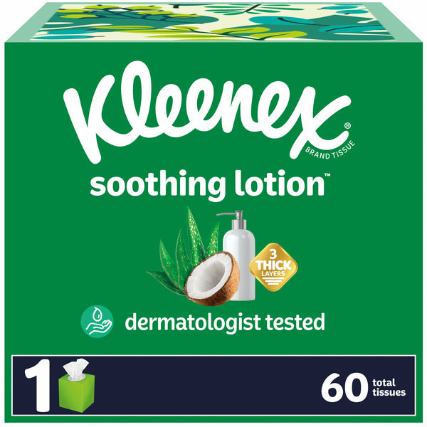 Kleenex Lotion Facial Tissues with Coconut Oil