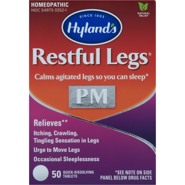 Hyland's Restful Legs, Homeopathic, Quick-Dissolving Tablets
