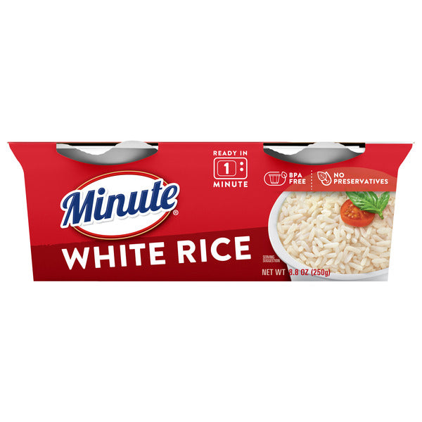 Minute Rice Ready-To-Eat White Rice, Microwaveable Rice Cups
