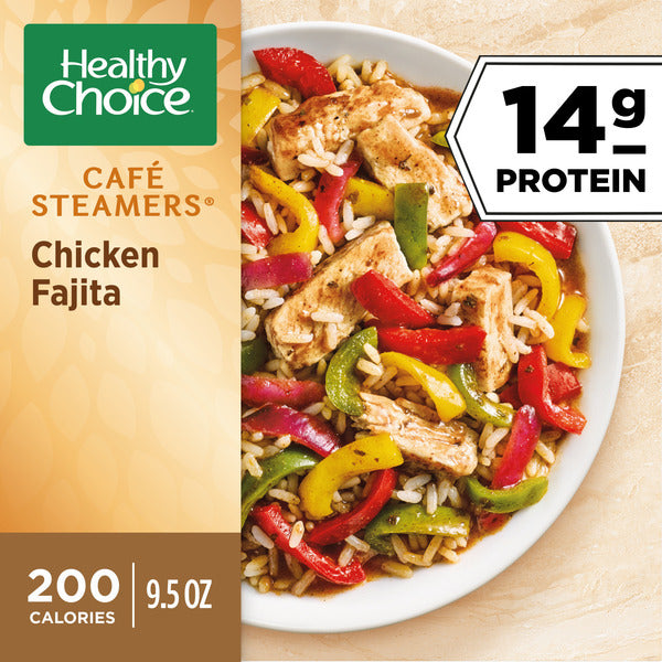 Healthy Choice Cafe Steamers Chicken Fajita, Frozen Meal