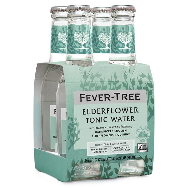 Fever-Tree Elderflower Tonic Water 4x200ml