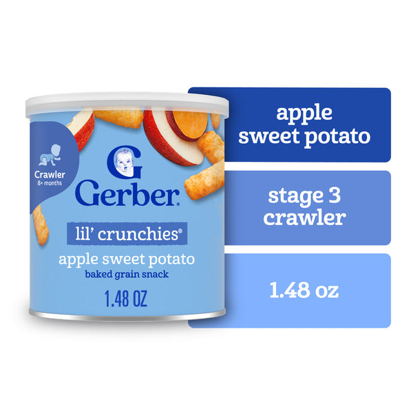 Gerber Baked Grain Snack, Apple Sweet Potato