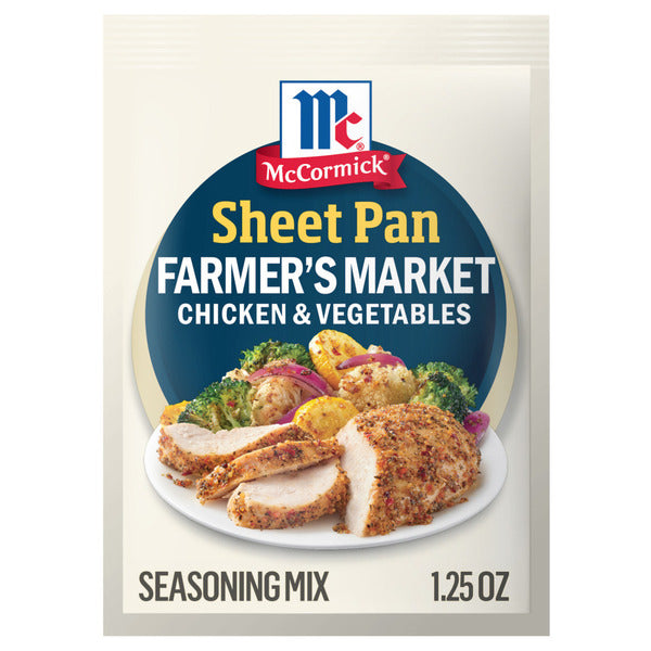 McCormick Farmer's Market Chicken & Vegetables One Sheet Pan Seasoning Mix