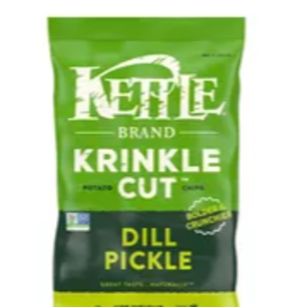Kettle Brand Krinkle Cut Dill Pickle Potato Chips