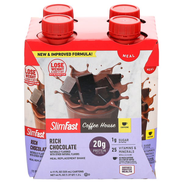 SlimFast Coffee House Rich Chocolate Meal Replacement Shake