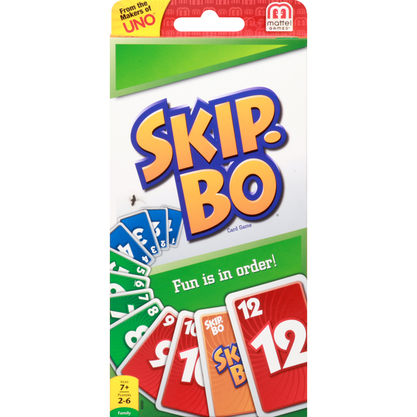 Skip Bo Toy, Card Game, Players 2-6