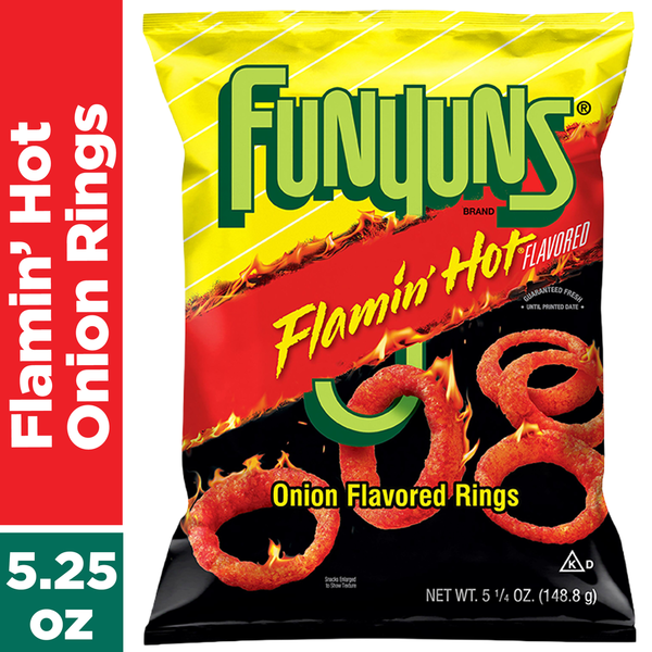 Funyuns Onion Flavor Rings Flamin' Hot