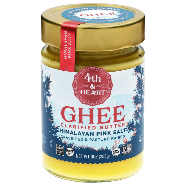 4th & Heart Ghee Clarified Butter Himalayan Pink Salt