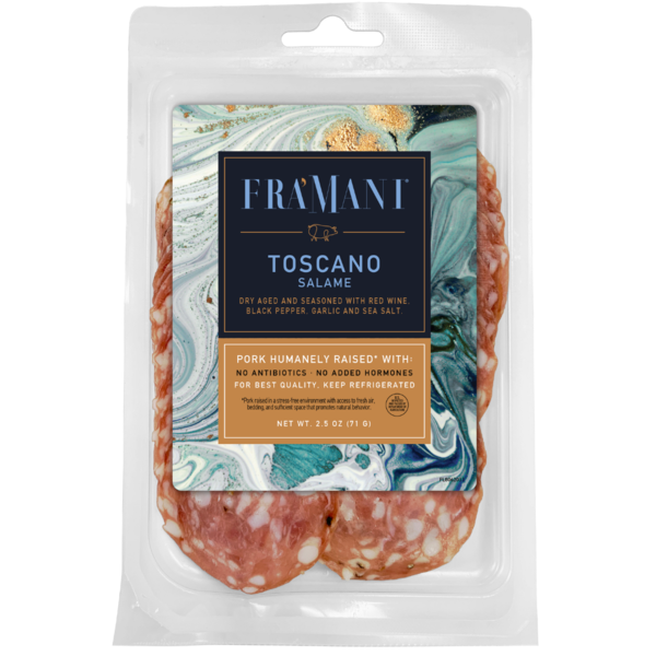 Fra' Mani Toscano Salame, Sliced Dry-Aged Salami