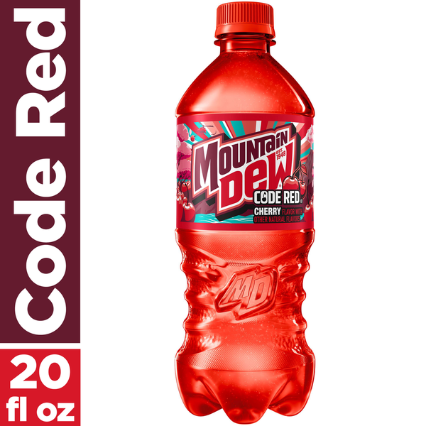 Mountain Dew Code Red Cherry Soda
