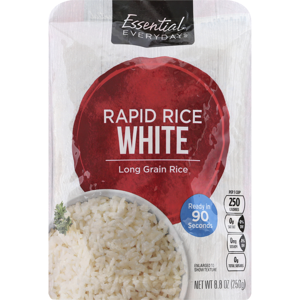 Essential Everyday Long Grain Rice, White, Rapid Rice