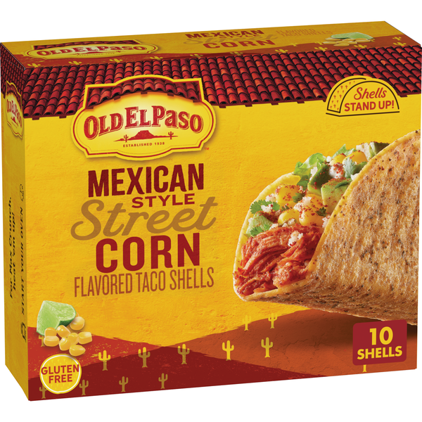 Old El Paso Mexican Style Street Corn Stand 'N Stuff Taco Shells
