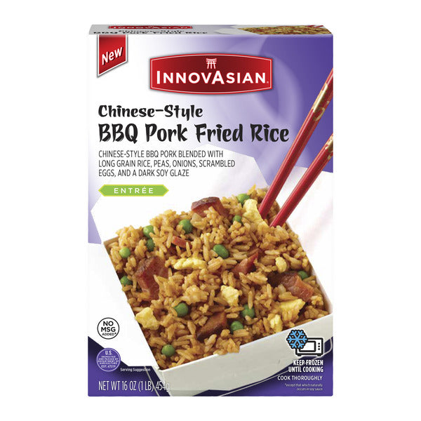 InnovAsian Chinese-Style BBQ Pork Fried Rice, Frozen Entrée