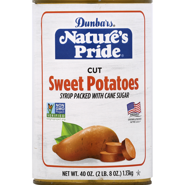 Dunbars Sweet Potatoes, Cut