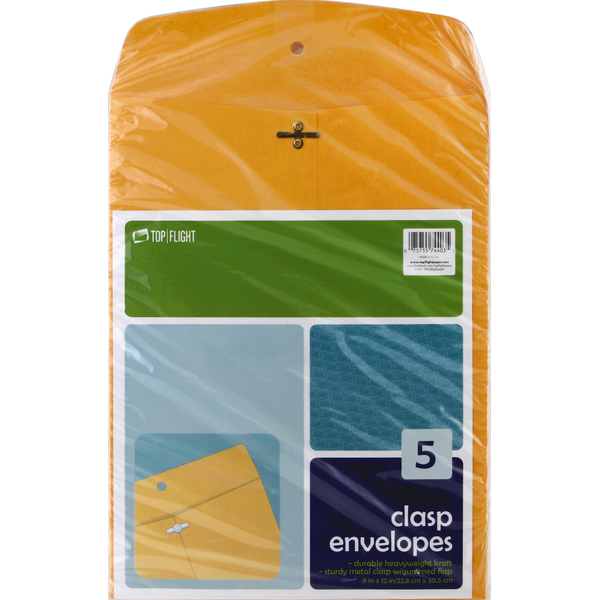 Top Flight Envelopes, Clasp