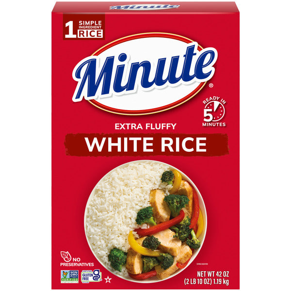 Minute Rice Instant White Rice, Gluten-Free