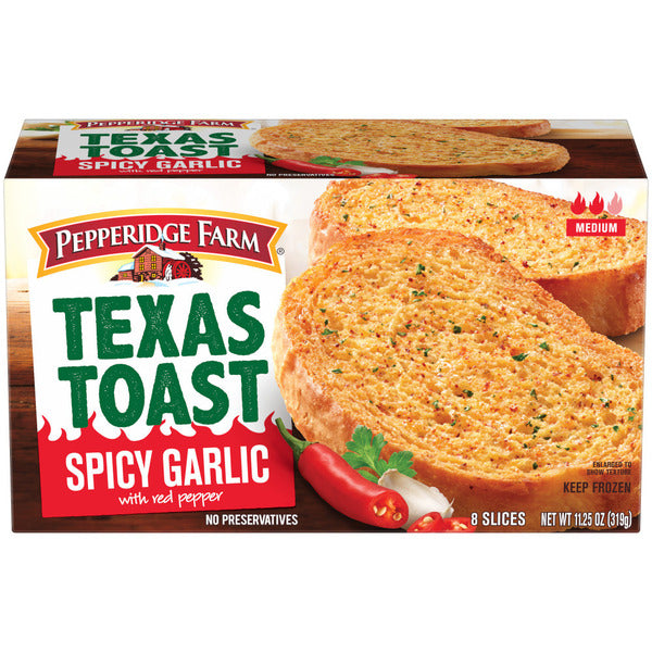 Pepperidge Farm Spicy Garlic with Red Pepper Frozen Bread