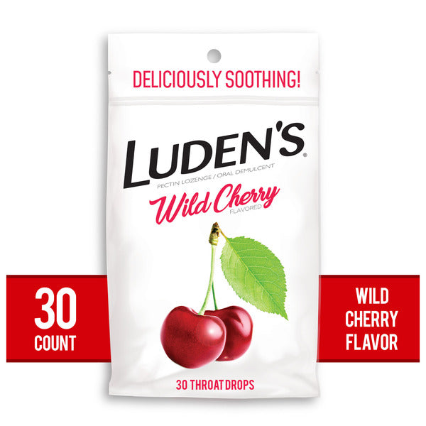 Luden's Soothing Throat Drops Wild Cherry