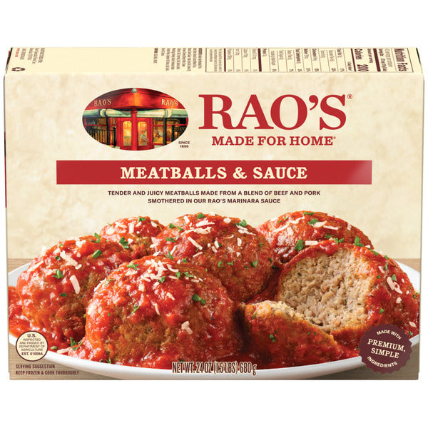 Rao's Made For Home Meatballs & Sauce Frozen Meal