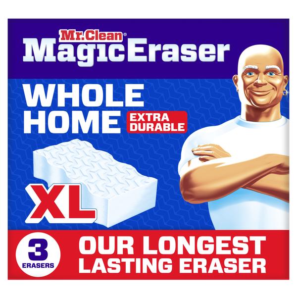 Mr. Clean Magic Eraser Sponge, Whole Home Extra Durable XL