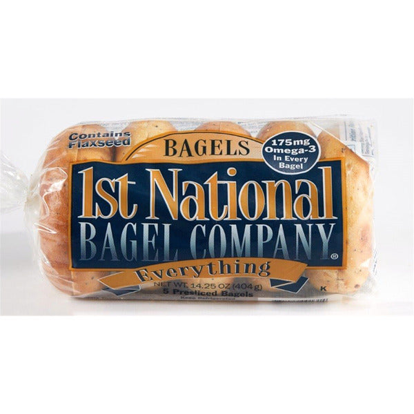 1st National Bagel Company Everything Bagel
