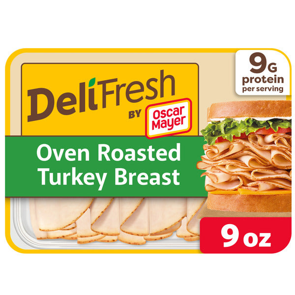 Oscar Mayer Deli Fresh Oven Roasted Turkey Breast Sliced Deli Meat