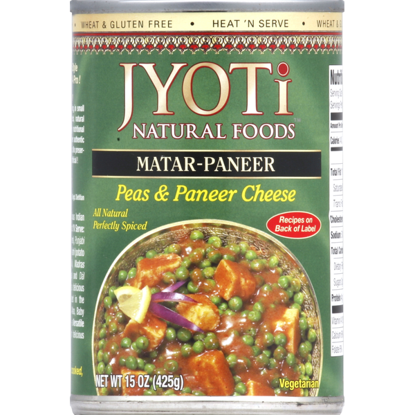 JYOTI Natural Foods Matar-Paneer