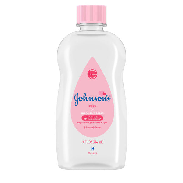 Johnson's Oil, Mineral Oil, Baby Massage Oil, Original, 14 fl. oz