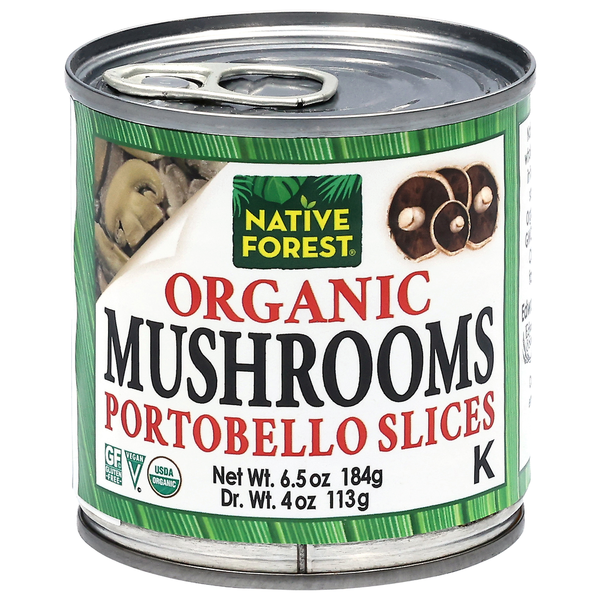 Native Forest Organic Mushrooms Portobello Slices