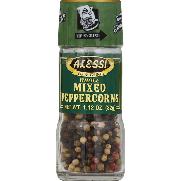 Alessi Peppercorns, Mixed, Whole