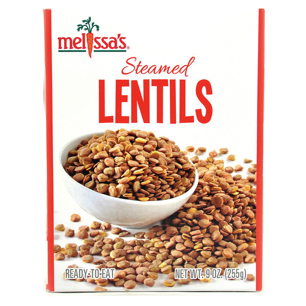 Melissa's Steamed Lentils - Pre-Cooked